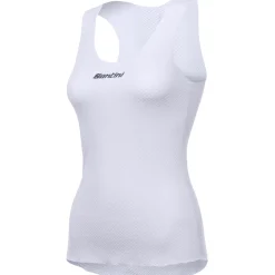 Maglia intima senza maniche donna Santini Lieve - Bianco
