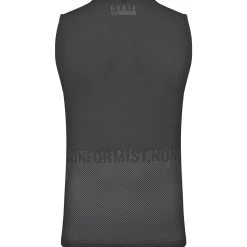 Maglia intima senza maniche Gobik Limber Skin Basalt - Nero