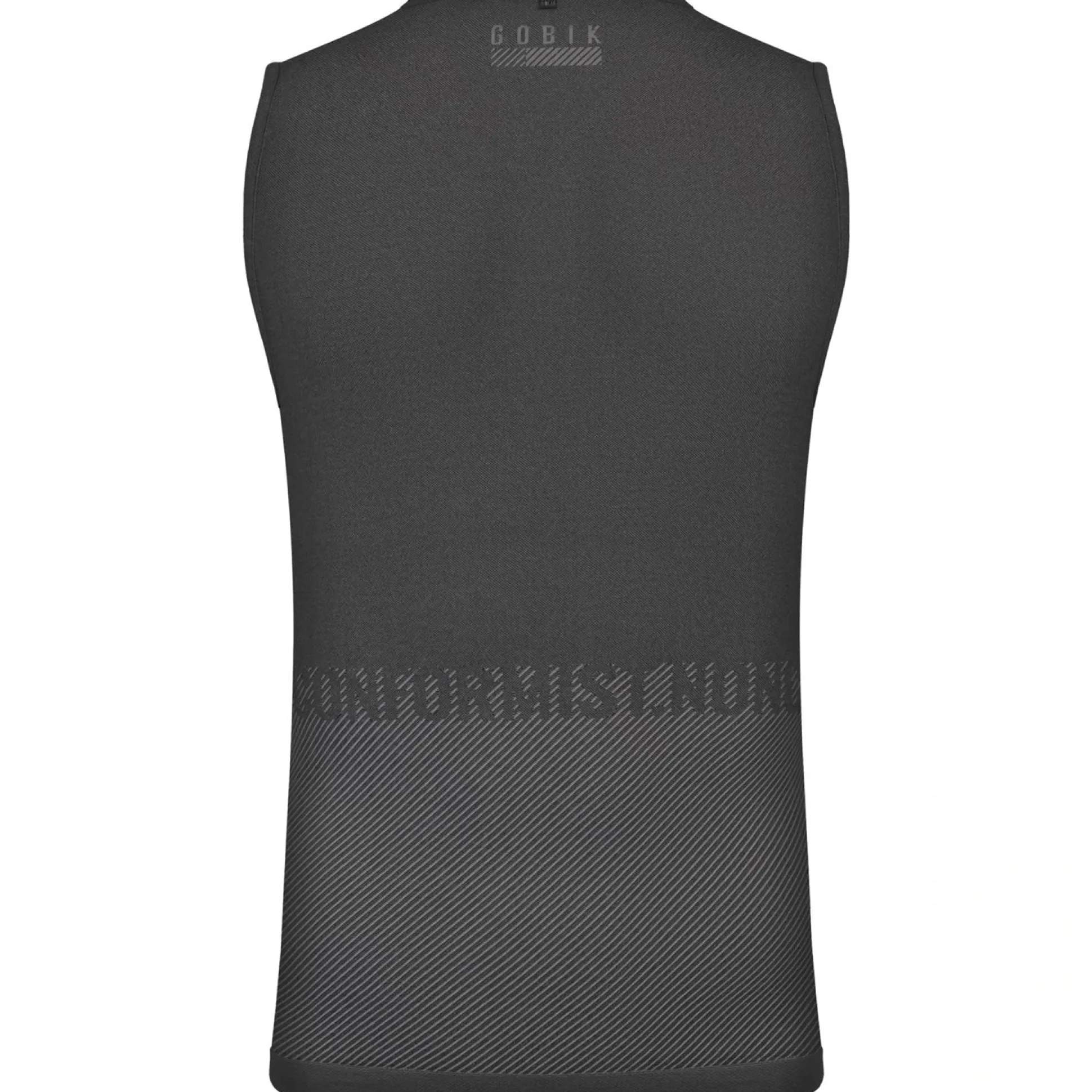 Maglia intima senza maniche Gobik Limber Skin Basalt - Nero