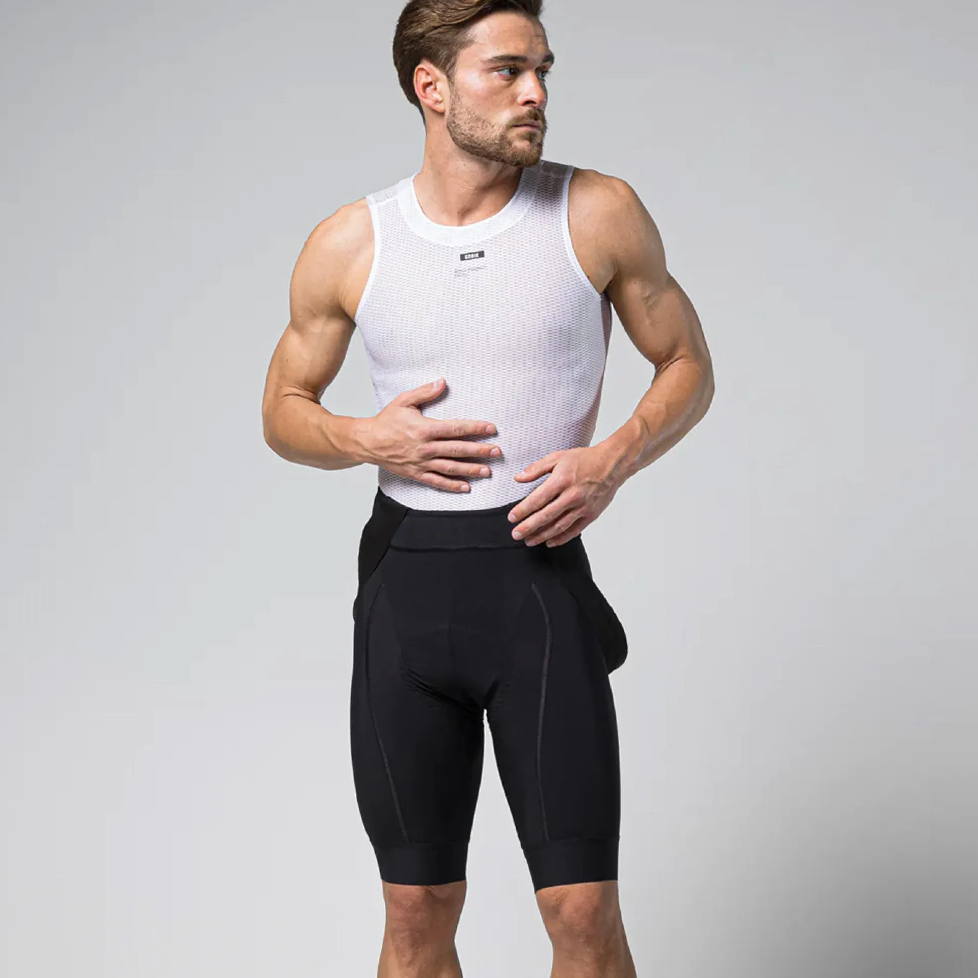 Maglia intima senza maniche Gobik Second Skin Salt - Bianco