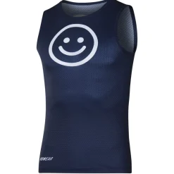 Maglia intima senza maniche MBwear Smile - Blu