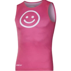 Maglia intima senza maniche MBwear Smile - Fucsia