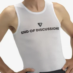 Maglia intima senza maniche Pinarello End of Discussion - Bianco