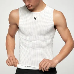 Maglia intima senza maniche Pissei Argentum - Bianco