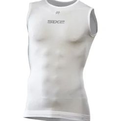 Maglia intima senza maniche SIX2 SML BT - Bianco