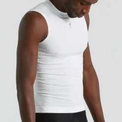 Maglia intima senza maniche Specialized Seamless Light - Bianco