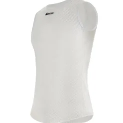 Maglia intima senza maniche Santini Alpha - Bianco