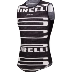 Maglia intima senza maniche Santini x PIRELLI - Nero