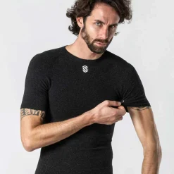 Maglia intima Silverskin Stay Fresh Girocollo - Nero