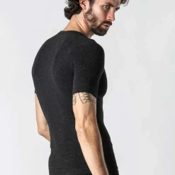 Maglia intima Silverskin Stay Fresh Girocollo - Nero