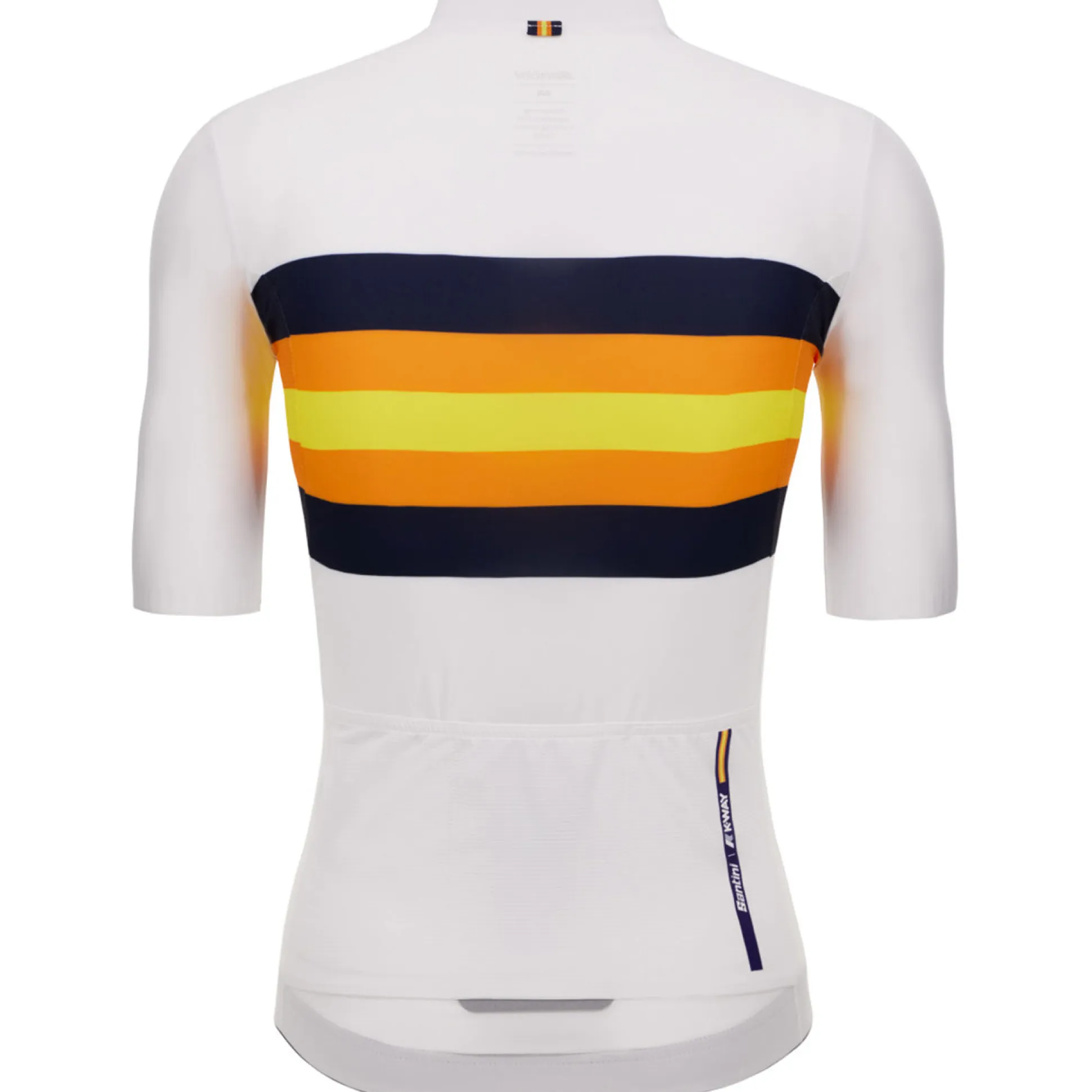 Maglia Le Vrai Santini x K-WAY - Bianco