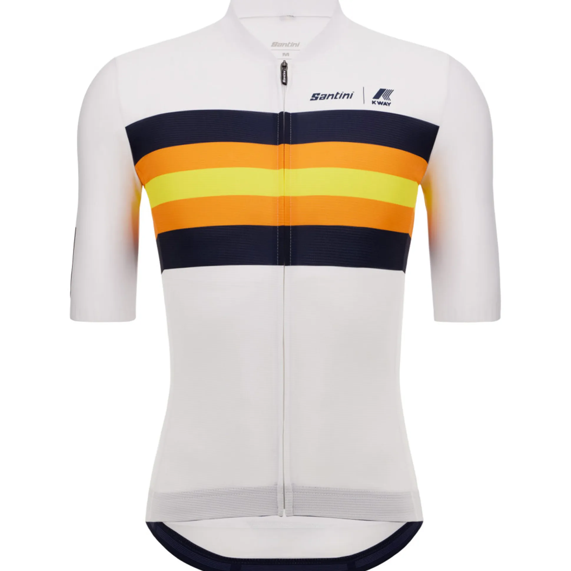 Maglia Le Vrai Santini x K-WAY - Bianco