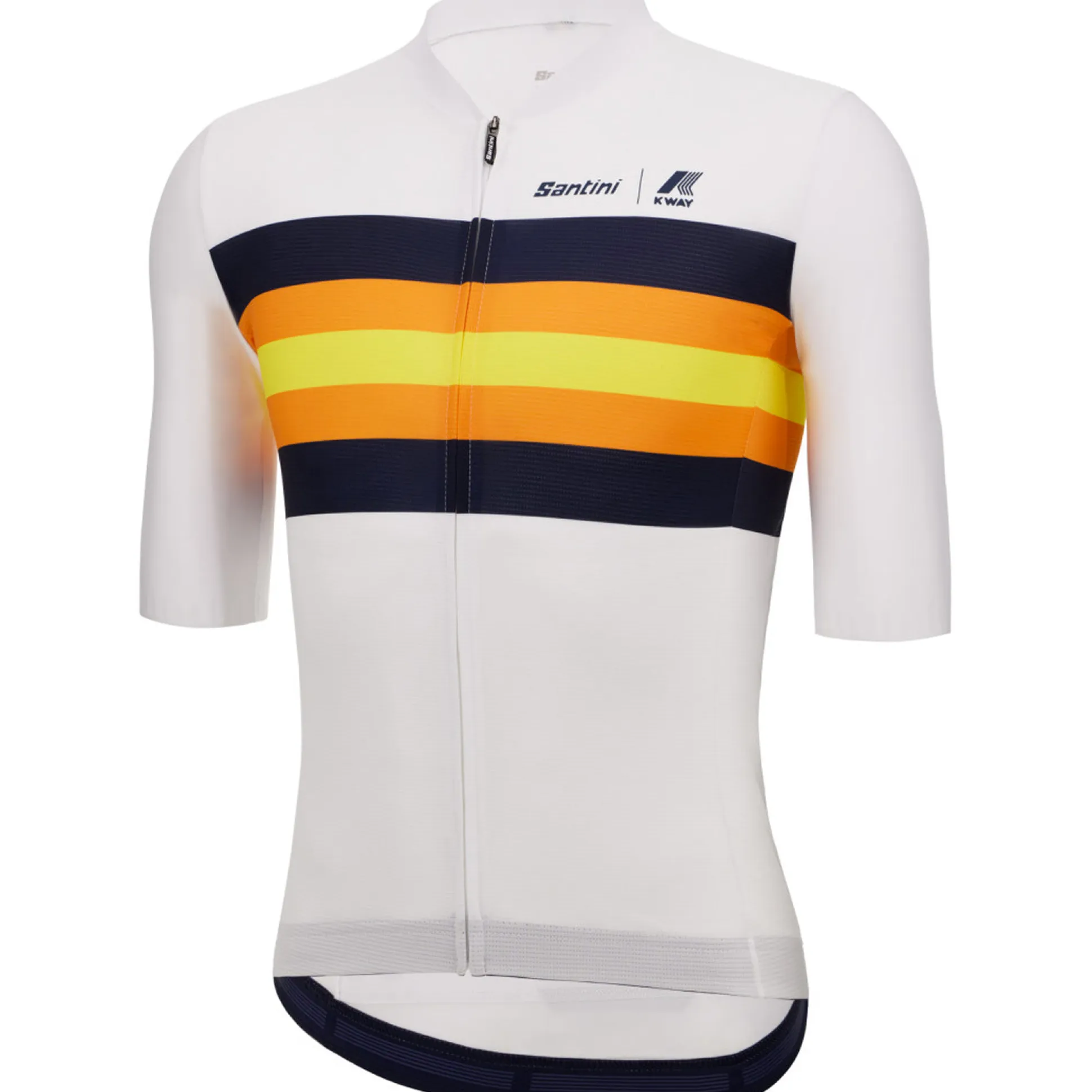 Maglia Le Vrai Santini x K-WAY - Bianco