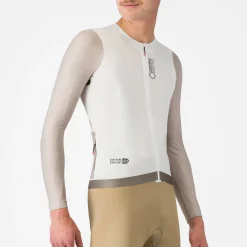 Maglia maniche lunghe Castelli Corretto - Bianco
