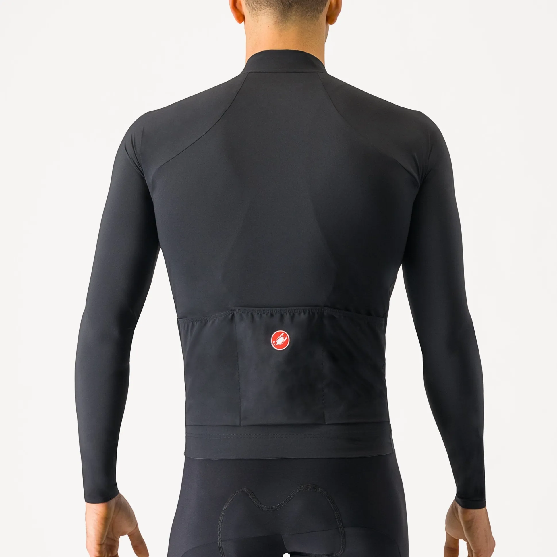 Maglia maniche lunghe Castelli Aero Race - Nero