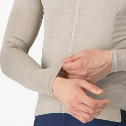 Maglia maniche lunghe Castelli Espresso - Beige