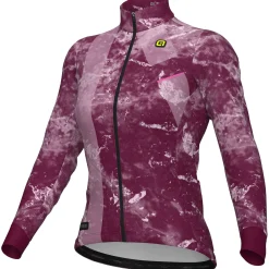Maglia maniche lunghe donna Ale PR-E Icy - Bordeaux