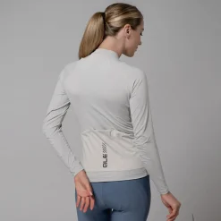 Maglia maniche lunghe donna Ale Pragma Color block - Grigio