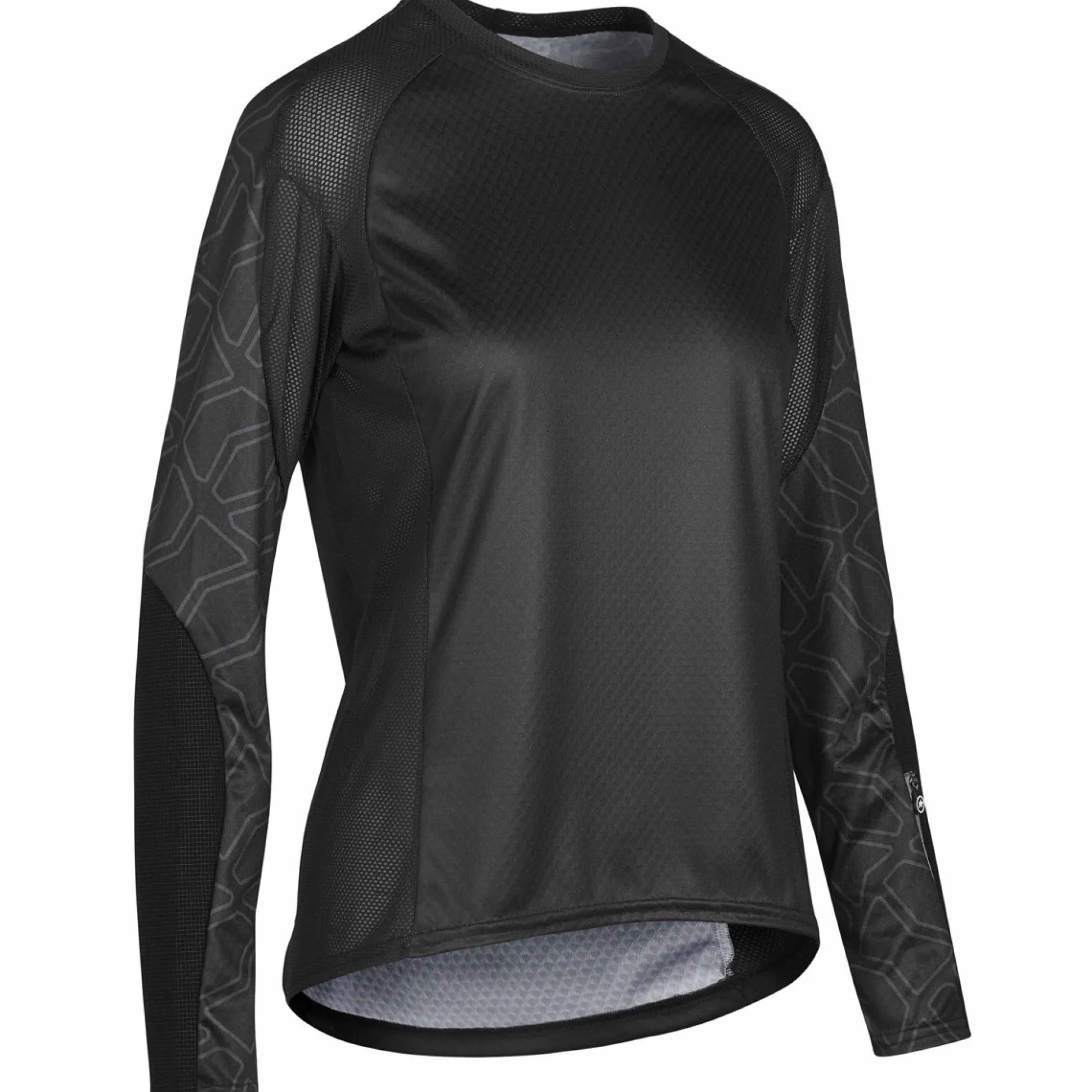 Maglia maniche lunghe donna Assos Trail - Nero