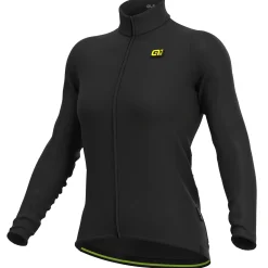 Maglia maniche lunghe donna Ale R-EV1 Warm Race - Nero
