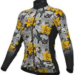 Maglia maniche lunghe donna Ale PRR Hibiscus - Giallo