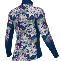 Maglia maniche lunghe donna Ale PRR Hibiscus - Blu