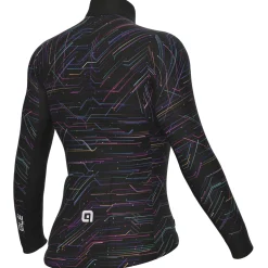 Maglia maniche lunghe donna Ale PR-E Byte - Nero