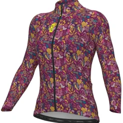 Maglia maniche lunghe donna Ale Pragma Flowery - Rosa