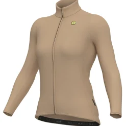 Maglia maniche lunghe donna Ale R-EV1 Warm Race 2.0 - Beige