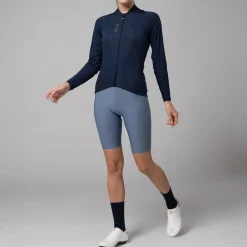 Maglia maniche lunghe donna Ale Pragma Color Block - Blu scuro