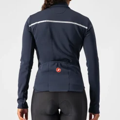 Maglia maniche lunghe donna Castelli Sinergia 2 - Blu grigio