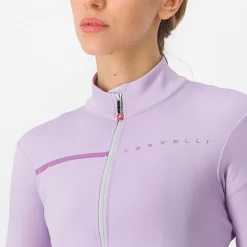 Maglia maniche lunghe donna Castelli Sinergia 2 - Lilla