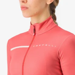 Maglia maniche lunghe donna Castelli Sinergia 2 - Rosa