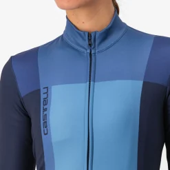 Maglia maniche lunghe donna Castelli Unlimited Thermal - Blu