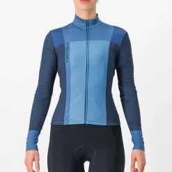 Maglia maniche lunghe donna Castelli Unlimited Thermal - Blu