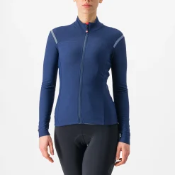 Maglia maniche lunghe donna Castelli Tutto Nano RoS - Blu scuro