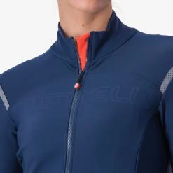 Maglia maniche lunghe donna Castelli Tutto Nano RoS - Blu scuro