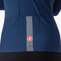 Maglia maniche lunghe donna Castelli Tutto Nano RoS - Blu scuro