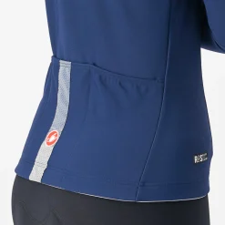Maglia maniche lunghe donna Castelli Tutto Nano RoS - Blu scuro
