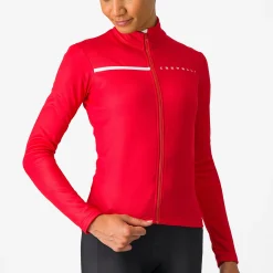 Maglia maniche lunghe donna Castelli Sinergia 2 - Rosa scuro
