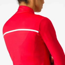 Maglia maniche lunghe donna Castelli Sinergia 2 - Rosa scuro