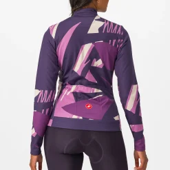 Maglia maniche lunghe donna Castelli Tropicale - Viola