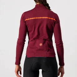 Maglia maniche lunghe donna Castelli Sinergia 2 - Bordeaux