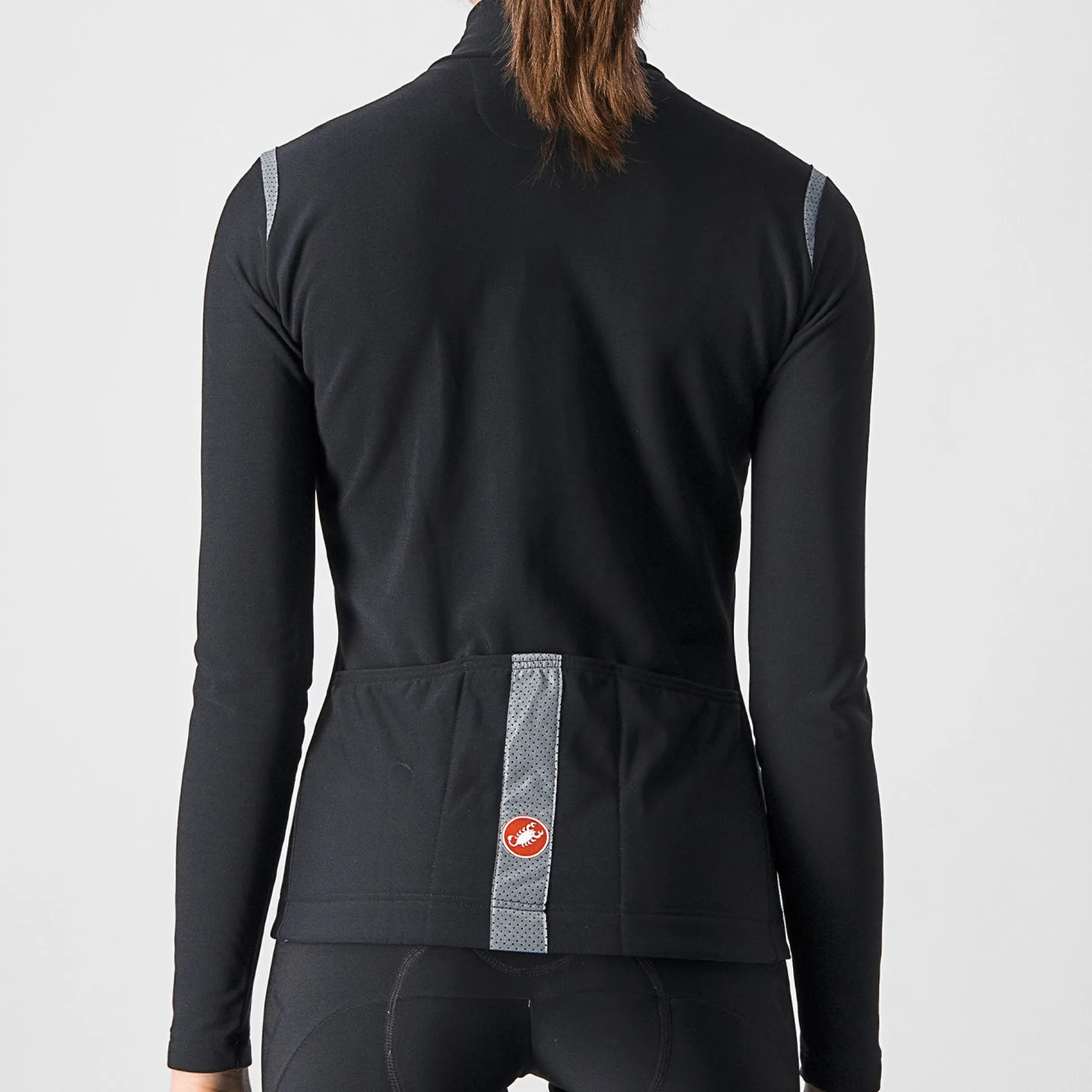Maglia maniche lunghe donna Castelli Tutto Nano RoS - Nero