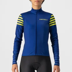 Maglia maniche lunghe donna Castelli Autunno - Blu