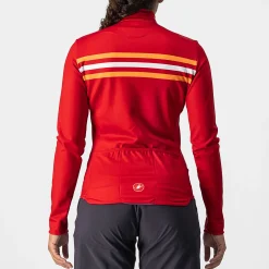 Maglia maniche lunghe donna Castelli Unlimited Thermal - Rosso