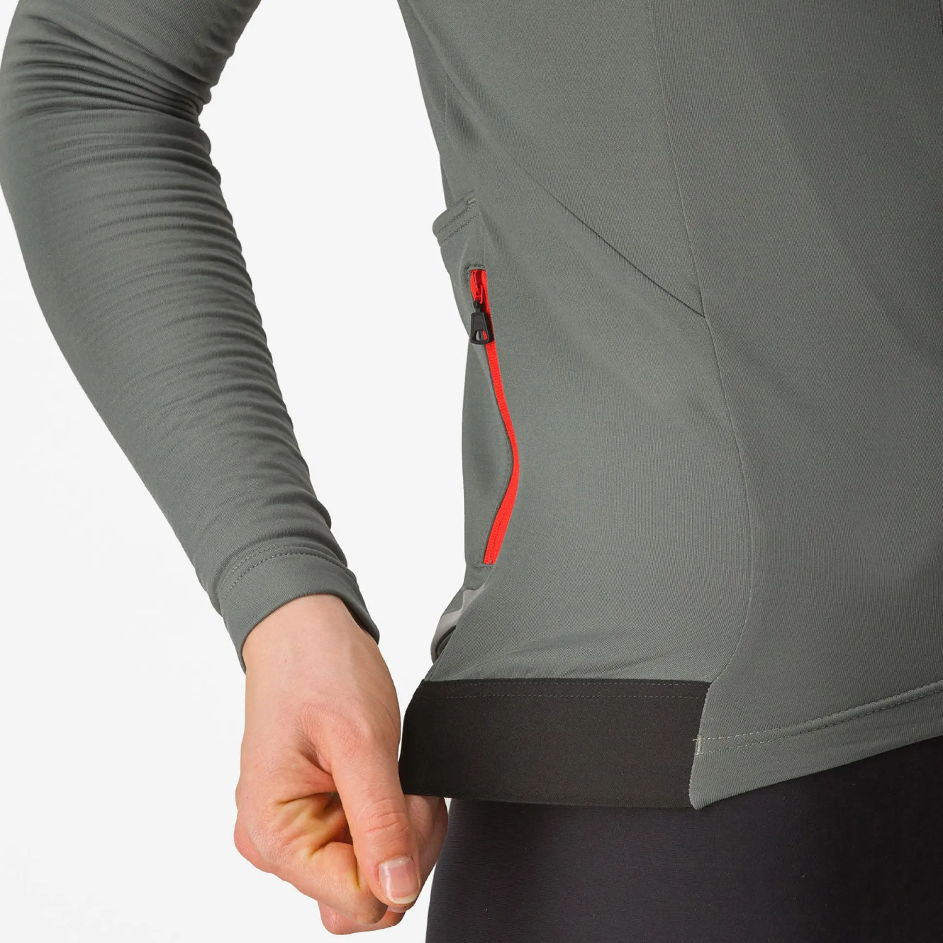 Maglia maniche lunghe donna Castelli Fly - Grigio
