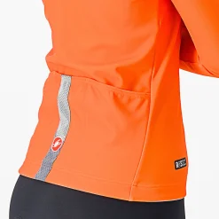 Maglia maniche lunghe donna Castelli Tutto Nano RoS - Arancio chiaro
