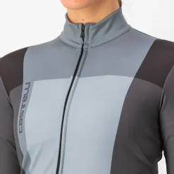 Maglia maniche lunghe donna Castelli Unlimited Thermal - Nero grigio
