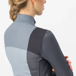 Maglia maniche lunghe donna Castelli Unlimited Thermal - Nero grigio